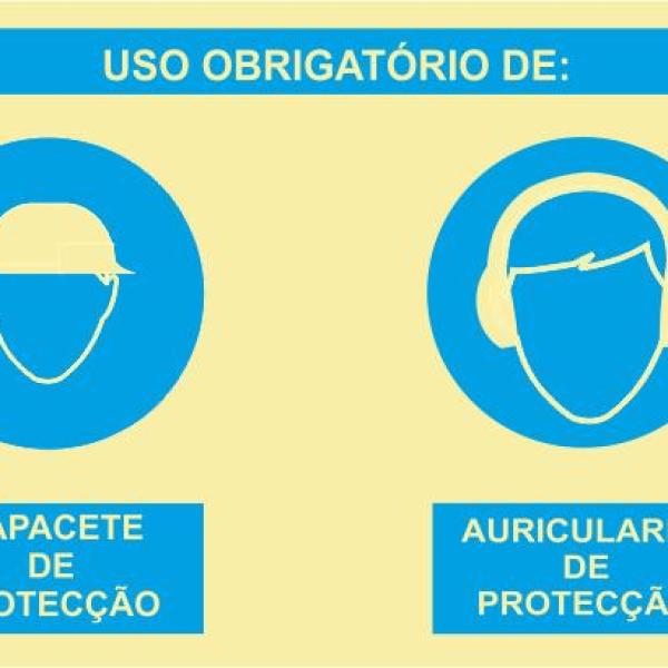 Sinal Composto - Alumínio (0.8mm espessura) 400x300mm