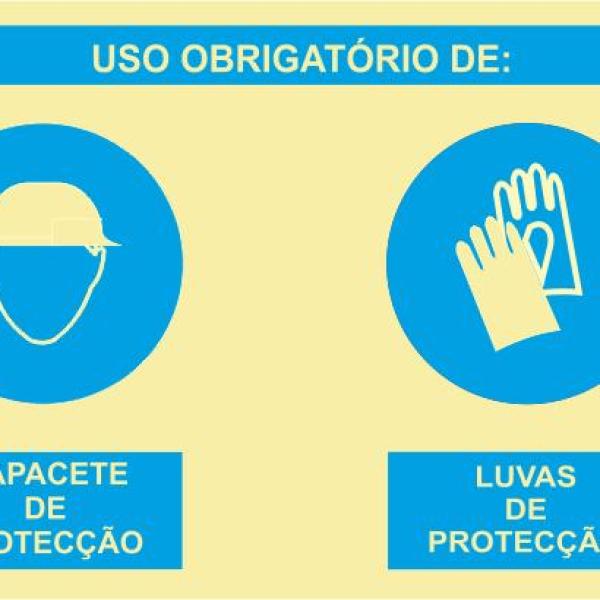 Sinal Composto - Vinil 800x600mm
