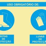 Sinal Composto - PVC Opaco 800x600mm
