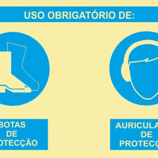 Sinal Composto - Vinil 800x600mm
