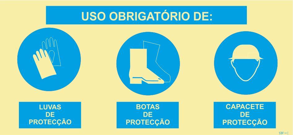 Sinal Composto - PVC Opaco 600x300mm