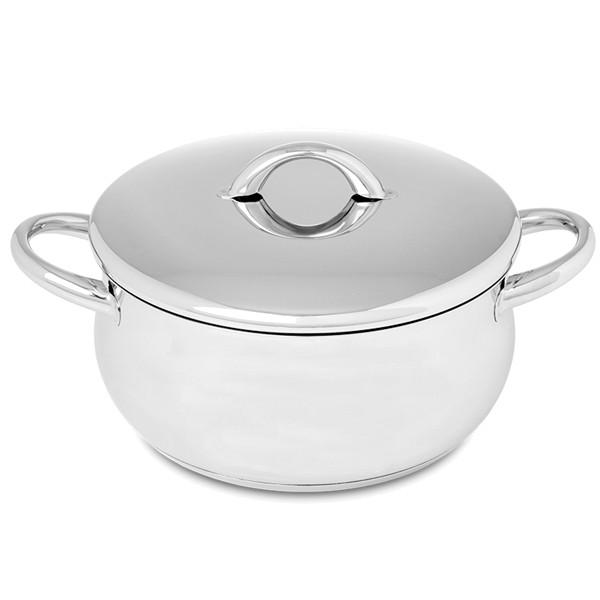 Caçarola de Indução Domus 24 c/ Asas 4.4L (Aço Inoxidável) - SILAMPOS