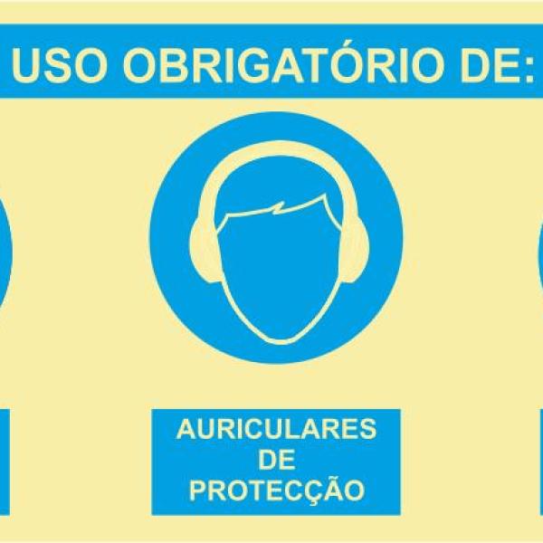 Sinal Composto - PVC Opaco 900X400mm