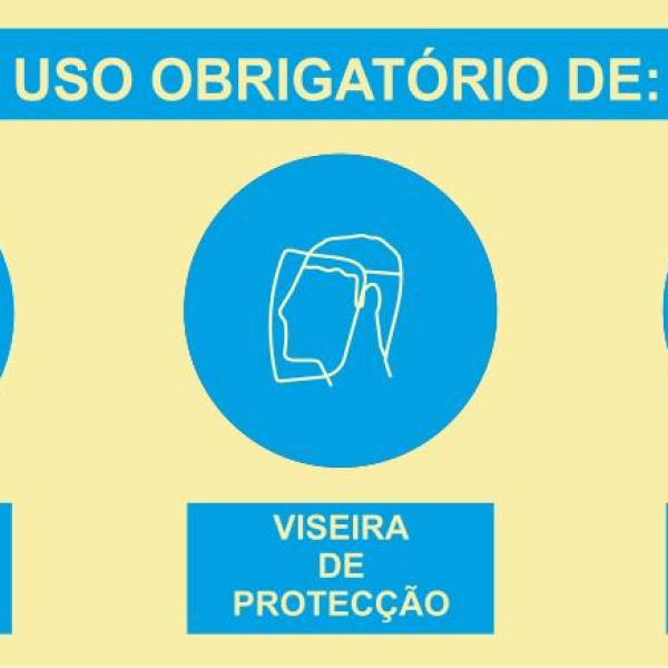 Sinal Composto - PVC Opaco 600x300mm