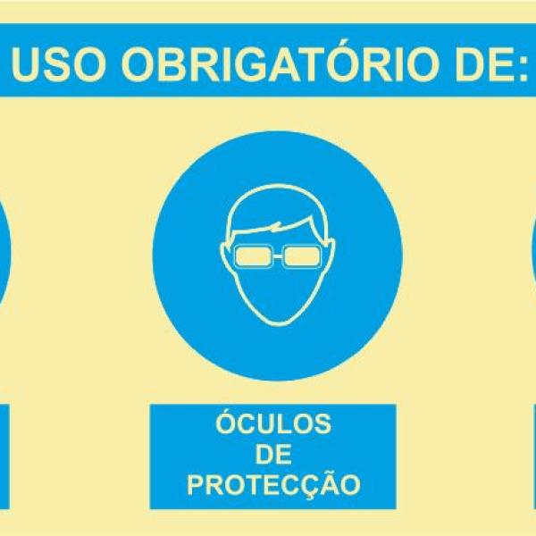 Sinal Composto - PVC Opaco 900X400mm