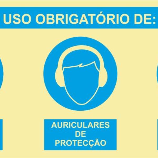Sinal Composto - PVC Opaco 600x300mm