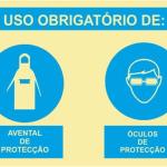 Sinal Composto - Fotoluminescente 1F. 800x300mm
