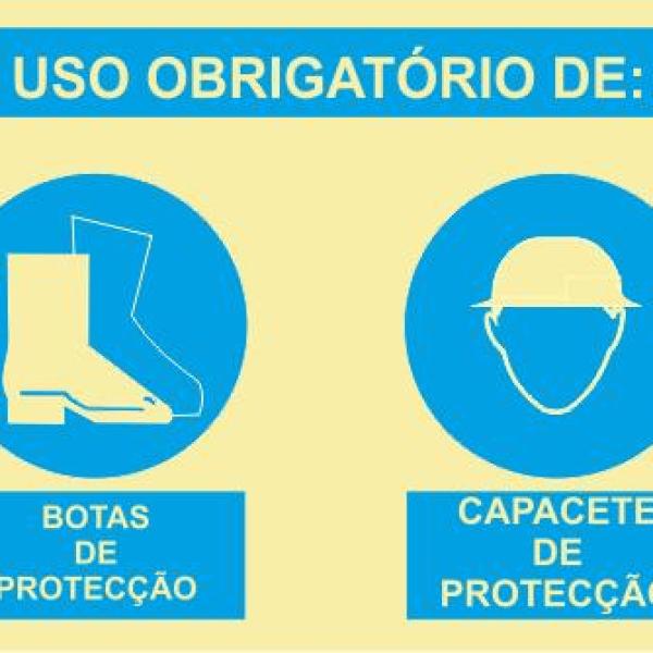 Sinal Composto - PVC Opaco 800x300mm