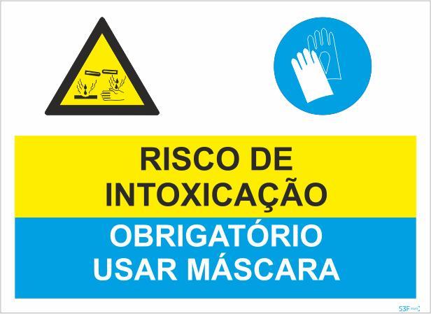 Sinal Composto - Fotoluminescente 2F. fiz. (90º com a Parede) 400x300mm