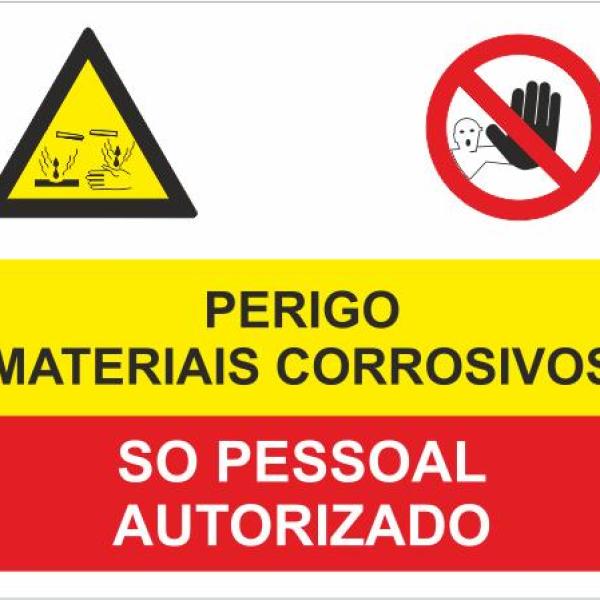 Sinal Composto - PVC Opaco 400x300mm