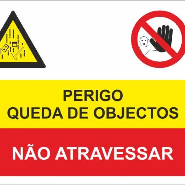 Sinal Composto - Fotoluminescente 2F. fiz. (90º com a Parede) 400x300mm