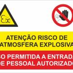 Sinal Composto - Alumínio (0.8mm espessura) 400x300mm