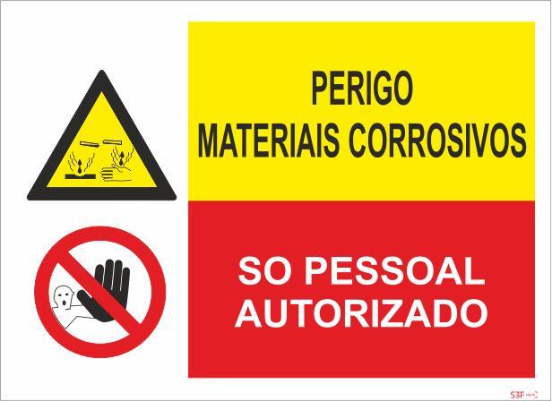 Sinal Composto - Fotoluminescente 2F. (45º com a Parede) 400x300mm
