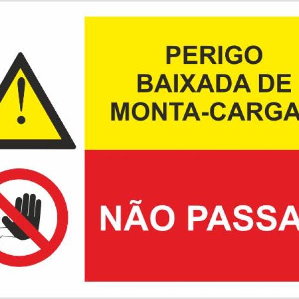 Sinal Composto - Fotoluminescente 2F. fiz. (90º com a Parede) 400x300mm