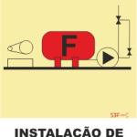 Sinais da Marinha - Fotoluminescente 2F. fiz. (90º com a Parede) 600x600mm