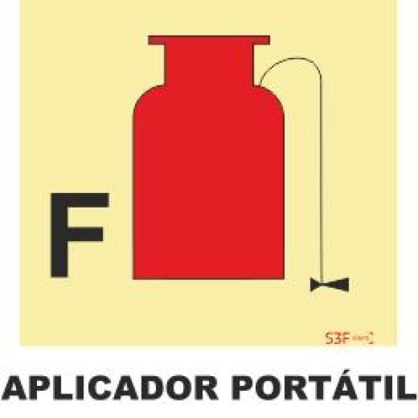 Sinais da Marinha - Fotoluminescente 2F. (Aplicação por Suspensão) 400x400mm