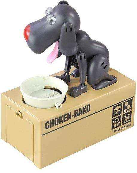 Mealheiro Cão Come Moedas (Grafite)