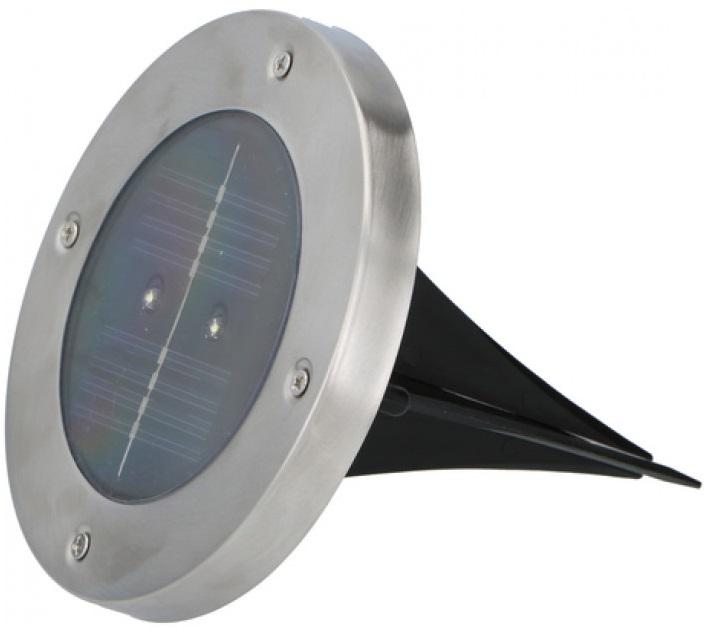 Projetor Encastar de Chão LED Solar Exterior (Ø 12cm) - GRUNDIG