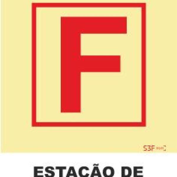 Sinais da Marinha - Fotoluminescente 2F. (Aplicação por Suspensão) 150x150mm