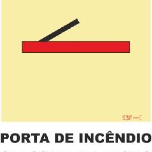 Sinais da Marinha - Fotoluminescente 2F. (Aplicação por Suspensão) 400x400mm