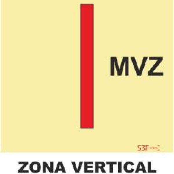 Sinais da Marinha - Fotoluminescente 2F. (Aplicação por Suspensão) 400x400mm