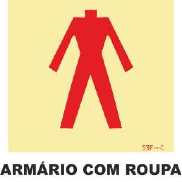 Sinais da Marinha - Fotoluminescente 2F. (Aplicação por Suspensão) 400x400mm