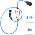 Cabo de Carregamento WLAN + Bluetooth p/ Veículos Elétricos Tipo 2 / 22kW / 32A / 5m - NRGKICK