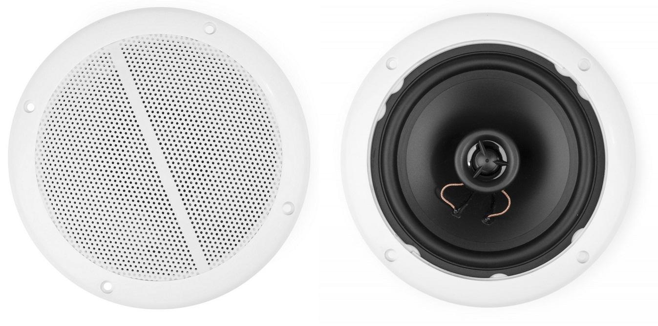 Pack 2x Altifalantes de Tecto 5 80W 8ohm IP56 À Prova de Água (MS50) - Power Dynamics
