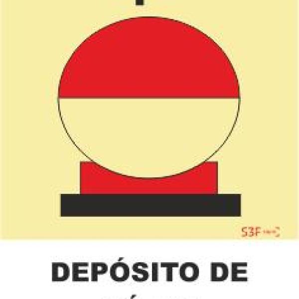Sinais da Marinha - Fotoluminescente 2F. (Aplicação por Suspensão) 300x300mm