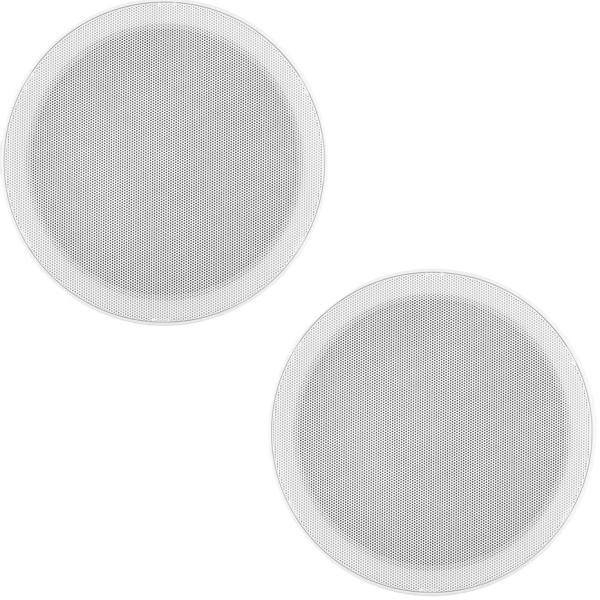Pack 2x Altifalantes de Tecto Baixo Perfil 6 100W Branco IPX5 (MSLP65) - POWER DYNAMICS