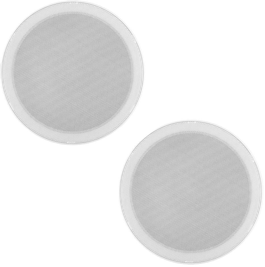 Pack 2x Altifalantes de Tecto Baixo Perfil 6 100W Branco IPX5 (MSLP65) - POWER DYNAMICS