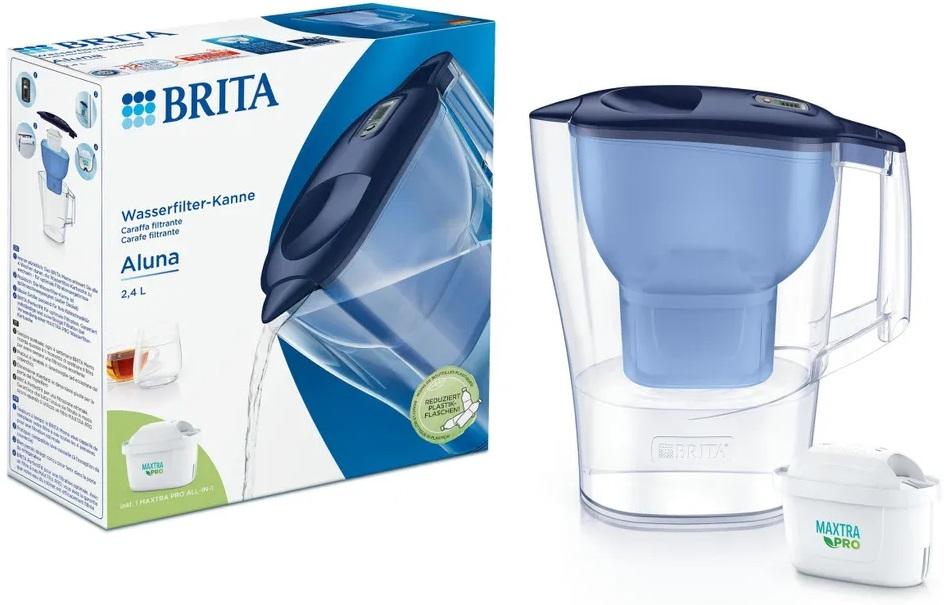 Jarro de Filtro Água Aluna 2,4L c/ 1 Filtro Maxtra Pro - BRITA