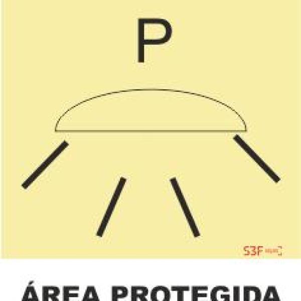 Sinais da Marinha - Fotoluminescente 2F. (Aplicação por Suspensão) 300x300mm