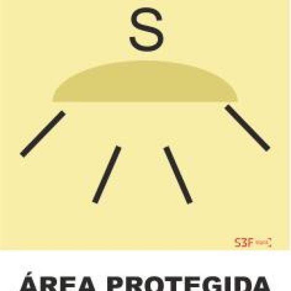 Sinais da Marinha - Fotoluminescente 2F. (Aplicação por Suspensão) 300x300mm
