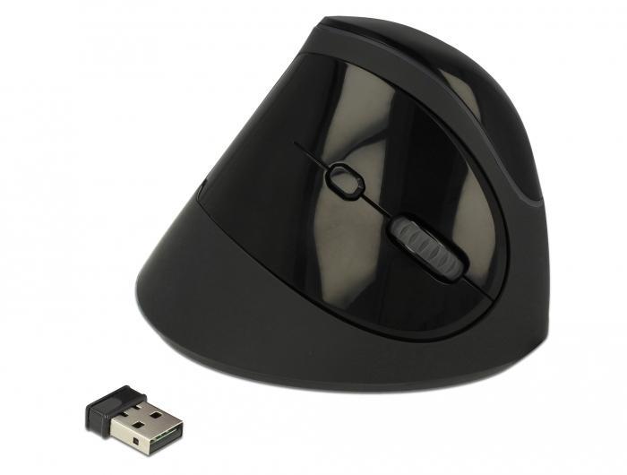 Rato Wireless Ótico 12599 1600DPI (Preto) - DELOCK