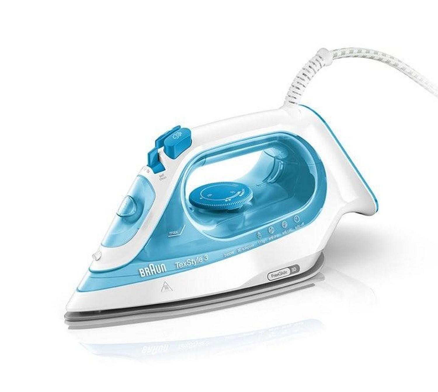 Ferro de Engomar a Vapor SI3053BL 2400W (Branco/Azul) - BRAUN