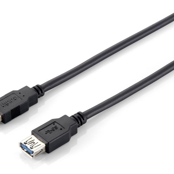 Cabo USB 3.0 Macho - USB 3.0 Femea (3 mts) - EQUIP