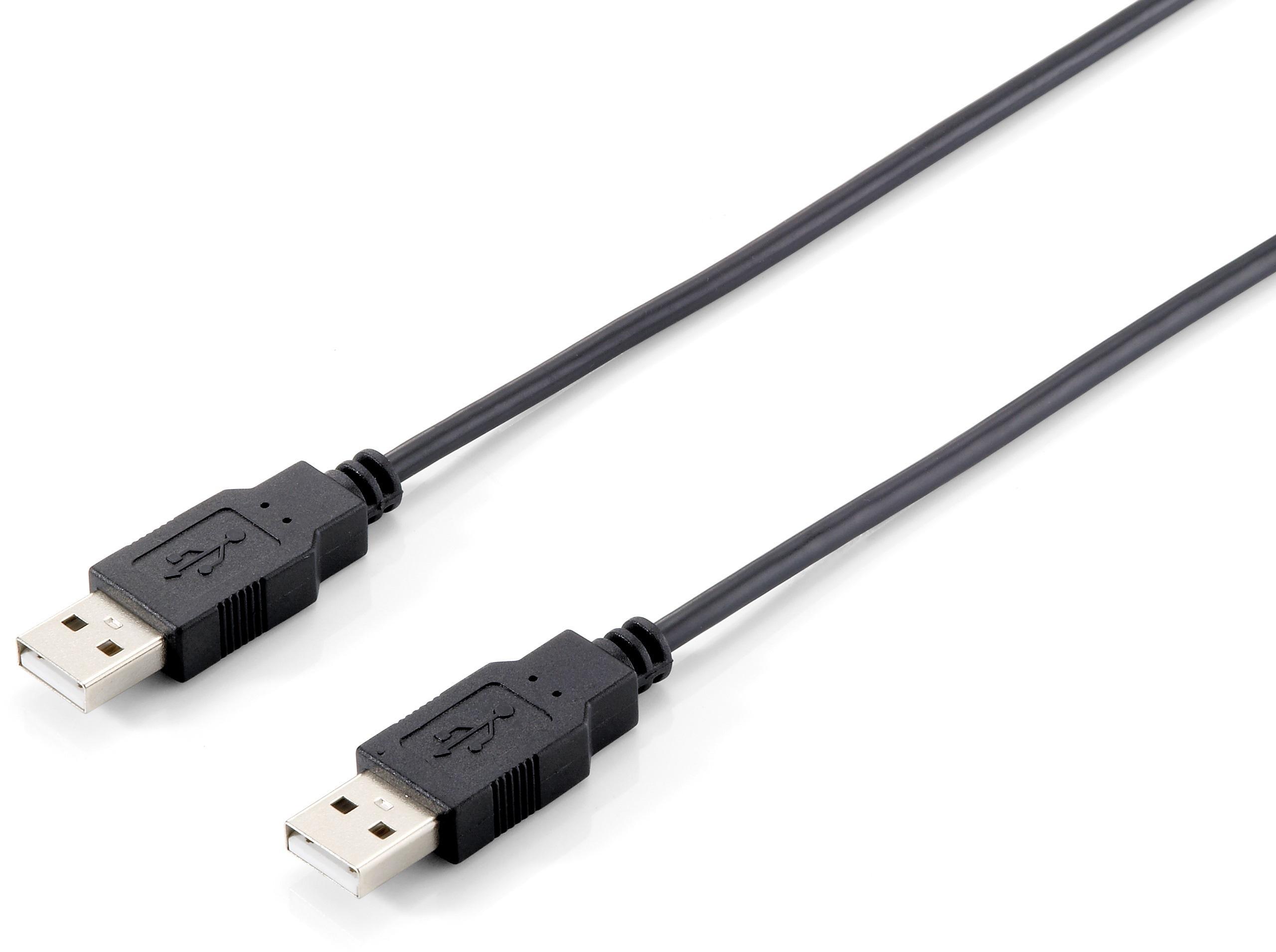 Cabo USB2.0 A Macho - USB2.0 A Macho (1,8 mts) - EQUIP