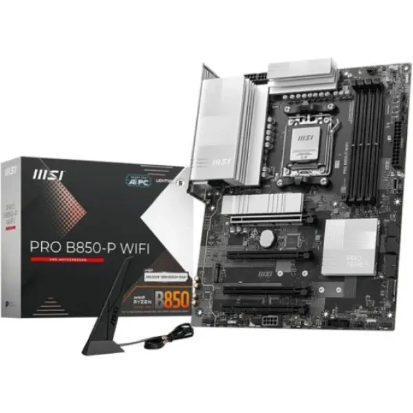 Motherboard MSI Placa Base PRO B850 - P WIFI ATX 4xDDR5 Socket AM5