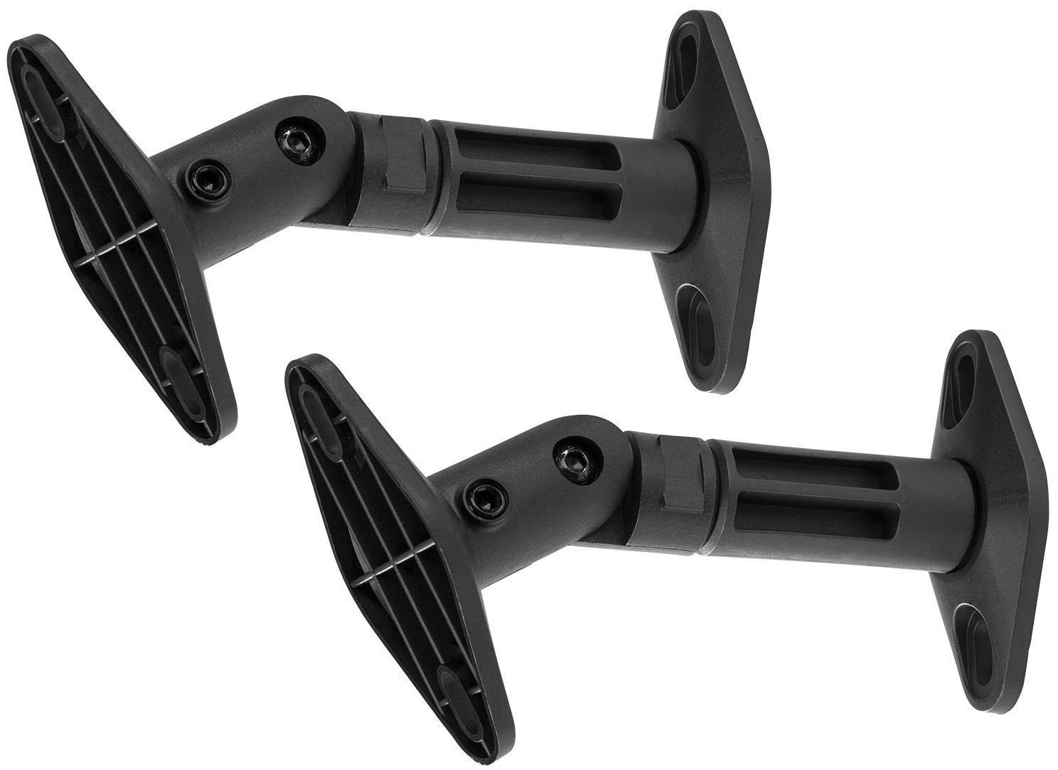 Pack 2x Suportes de Parede Preto p/ Colunas (HTS20) - AUDIZIO