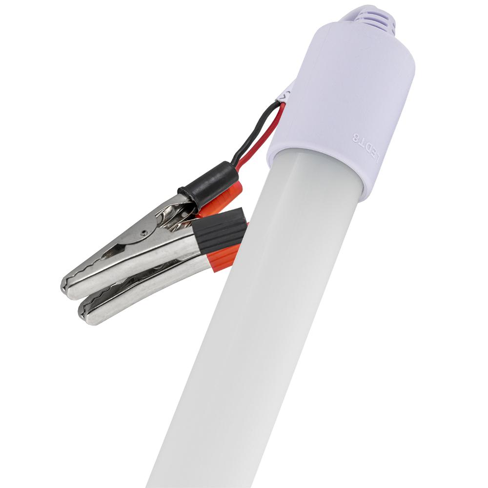Tubo de LEDs T8 Opalino 12V~80V 18W Branco F. 6000K 1800Lm (1,20 mts)