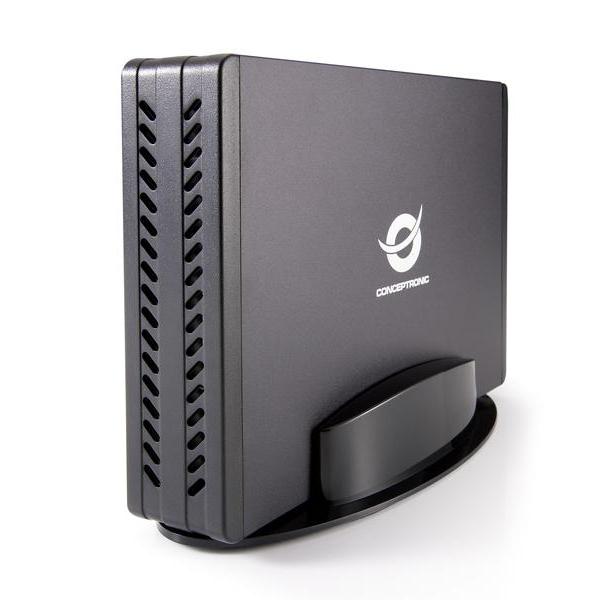 Caixa Externa p/ Discos 3.5 Footstand (Preto) - CHD3SU - Conceptronic
