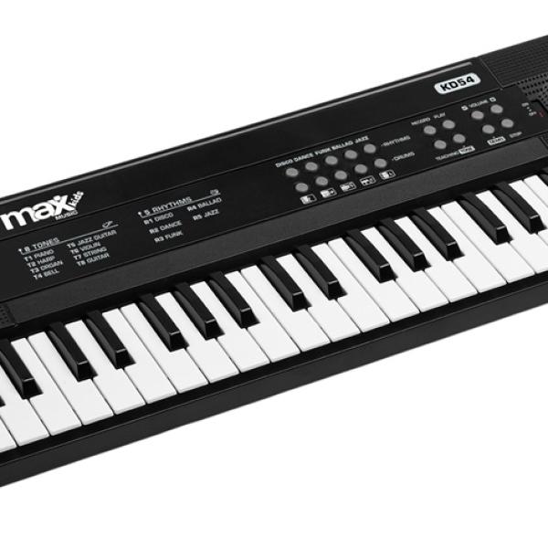 Teclado Eletrónico 54 Teclas c/ Microfone (KD54) - MAX