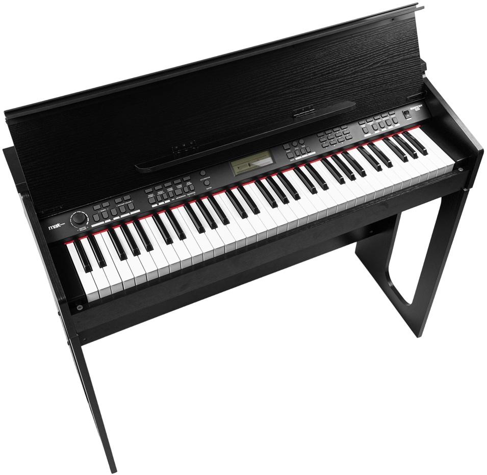 Piano Digital 61 Teclas c/ Suporte p/ Mobiliário (RhapsodyDP61) - MAX