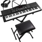 Kit Premium Teclado Eletrónico 61 Teclas + Acessórios (KB15SET) - MAX