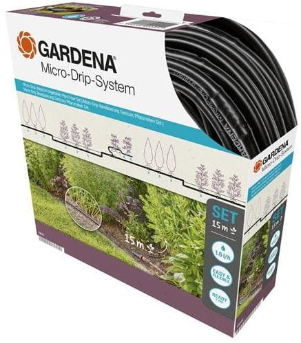 Sistema de Rega Starter Set Planted Rows S (15 mts) - GARDENA