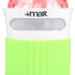 Coluna Mini Portátil LEDs Efeitos RGB c/ Leitor FM, MiniSD, MP3, AUX e Bluetooth (MX2) - MAX