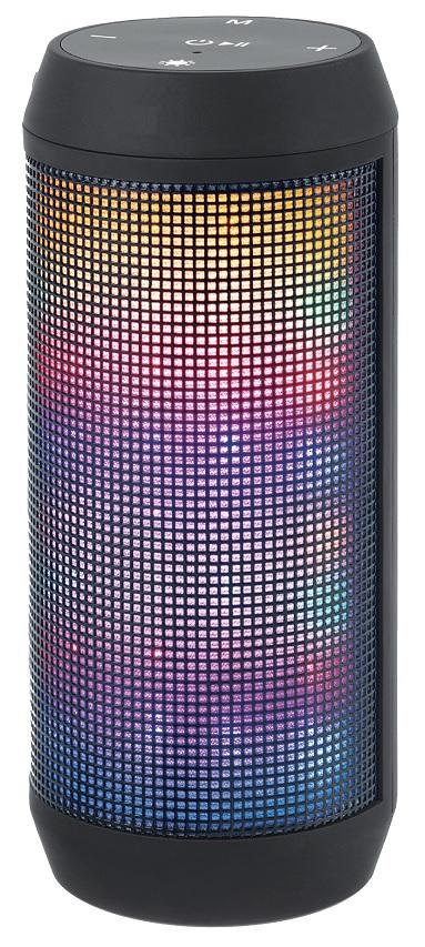 Coluna Mini Portátil LEDs RGB c/ Leitor MP3 USB/SD e Bluetooth - ESPERANZA