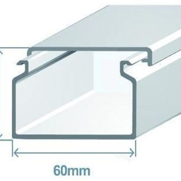 Calha 60x40mm Branca (2 mts) - EFAPEL