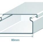 Calha 80x40mm Branca (2 mts) - EFAPEL
